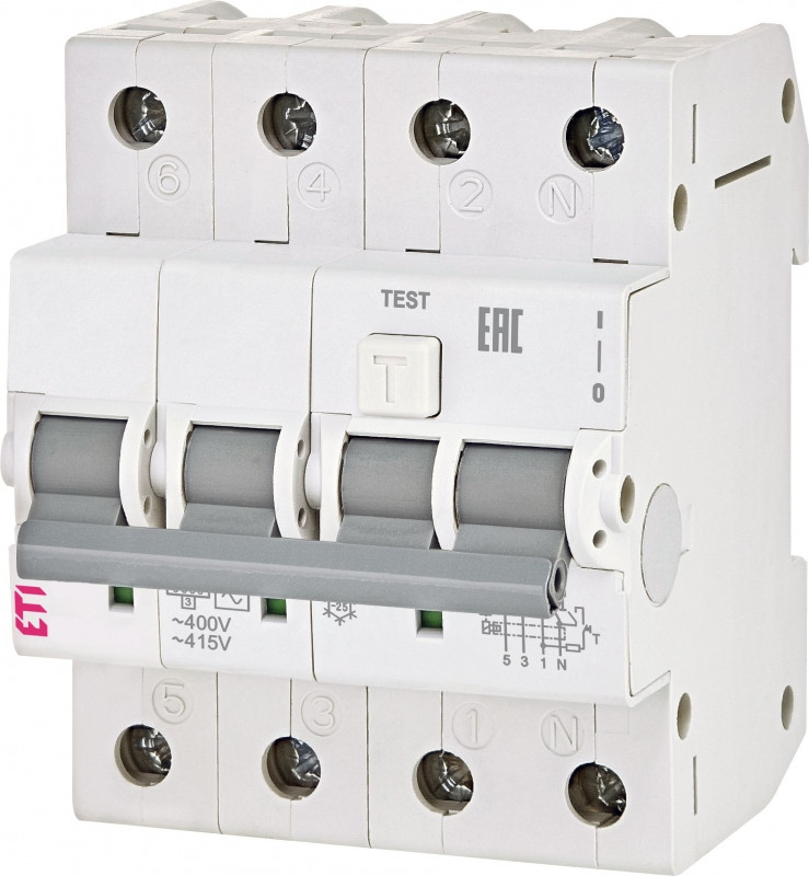 diferential rcbo kzs-4m 3p+n a b16/0.3 002174504